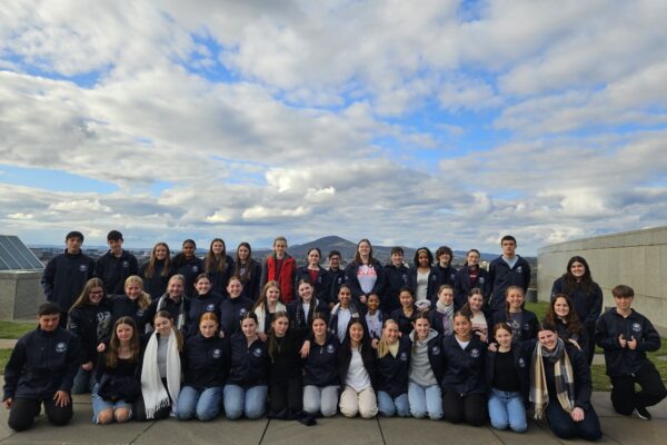 Holy Cross College students in Canberra